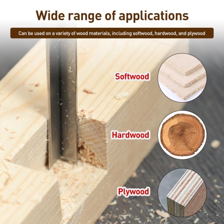 RUITOOL Knockable Through Handle Woodworking Chisel Slotting Chisel Carving Tool