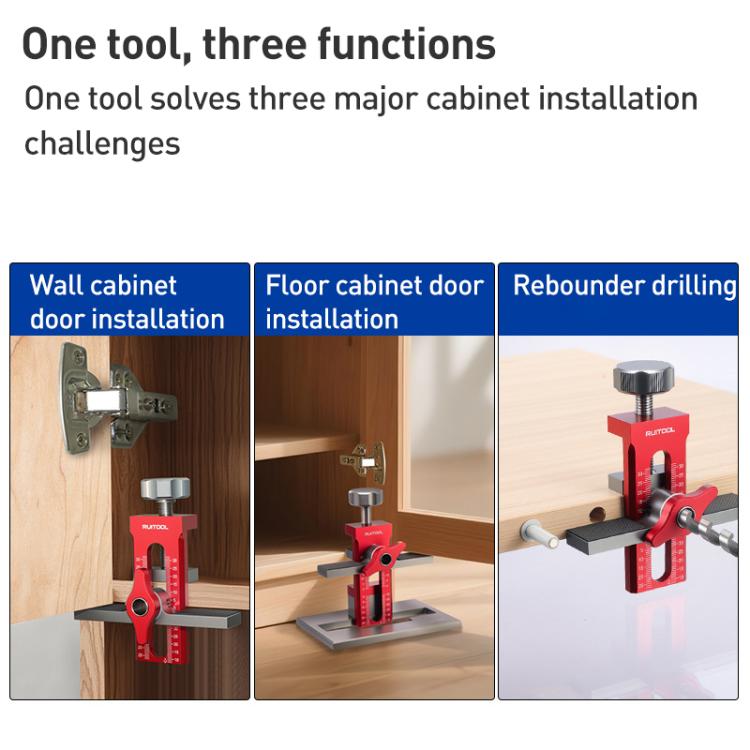 RUITOOL Multifunctional Cabinet Door Installation Locator Aid with Base