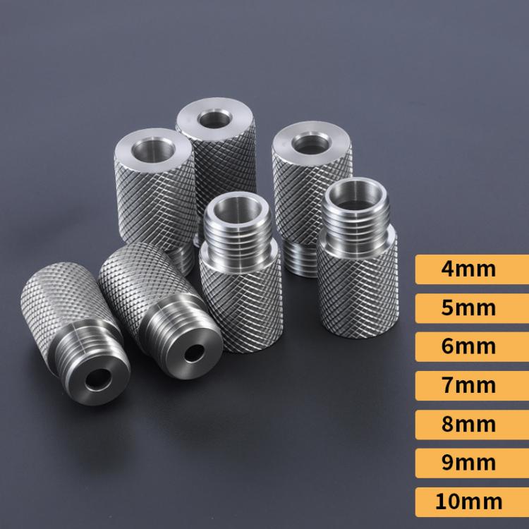 Stainless Steel Extended Knurled Drill Sleeve Multifunctional Drilling Locator