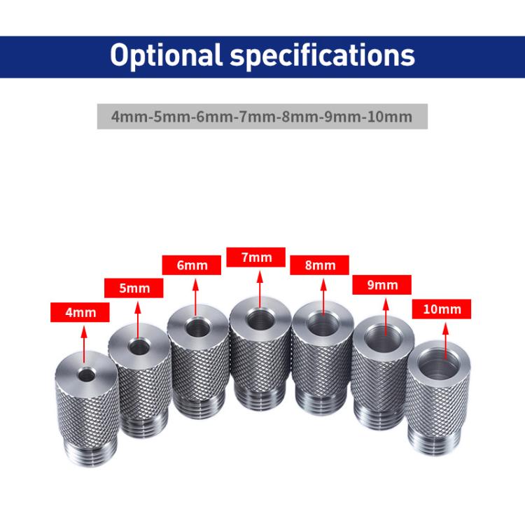 Stainless Steel Extended Knurled Drill Sleeve Multifunctional Drilling Locator