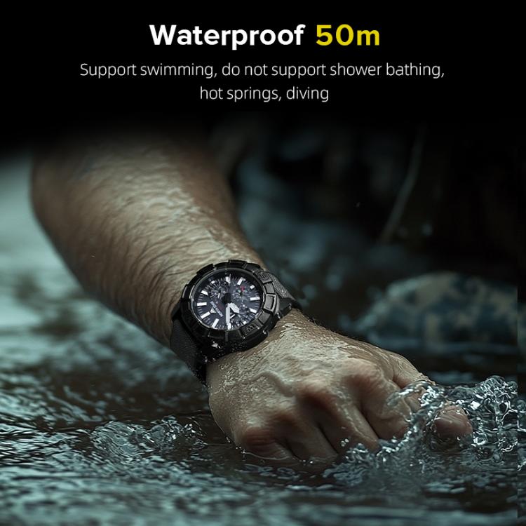 NORTH EDGE BLAZE Outdoor Waterproof Men Solar Charging Smart Sports Watch