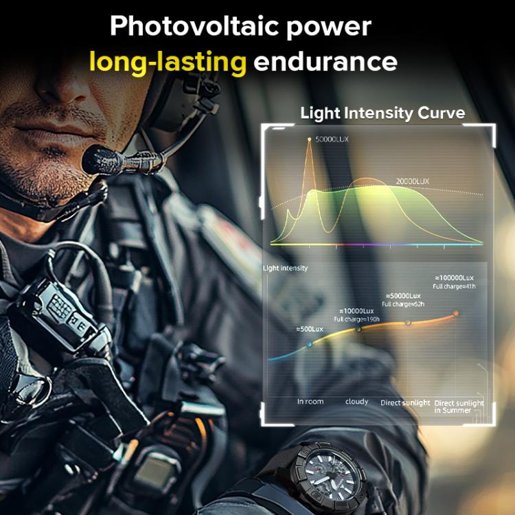 NORTH EDGE BLAZE Outdoor Waterproof Men Solar Charging Smart Sports Watch