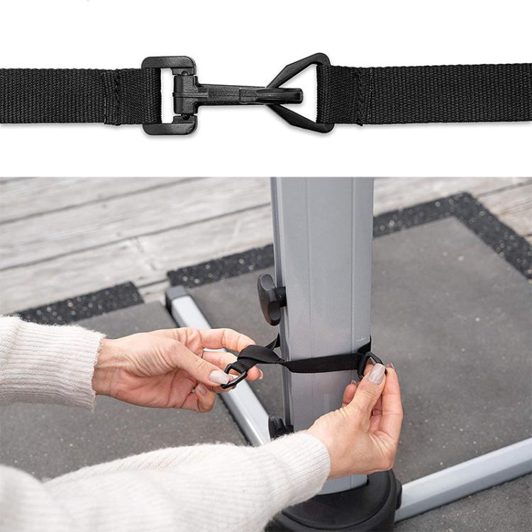 Large Outdoor Umbrella Fixed Strap Patio Umbrella Windproof Strap Adjustable Hook Fixed Strap