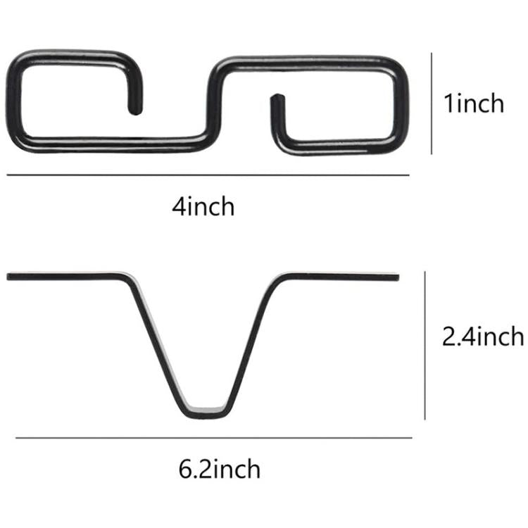 Rain Chain Gutter Adapter Chain Hook Replacement Downspout for V-Shaped Gutters