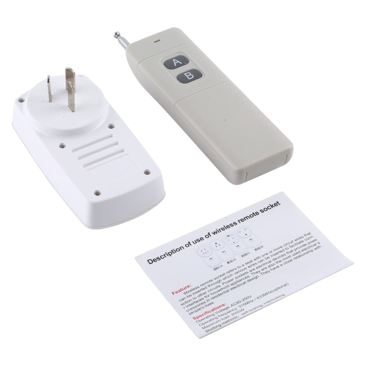 AK-DL220 220V Smart Wireless Remote Control Socket with Remote Control