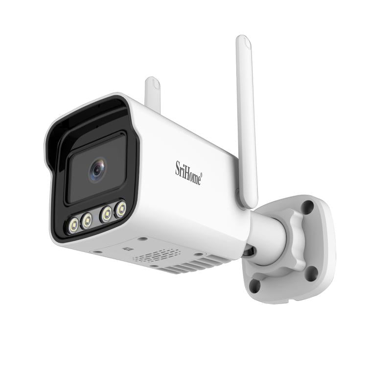 SriHome NVS010-IPC065 5MP HD 4-CH WiFi Camera Kit with 10.1 inch Touch Screen Monitor