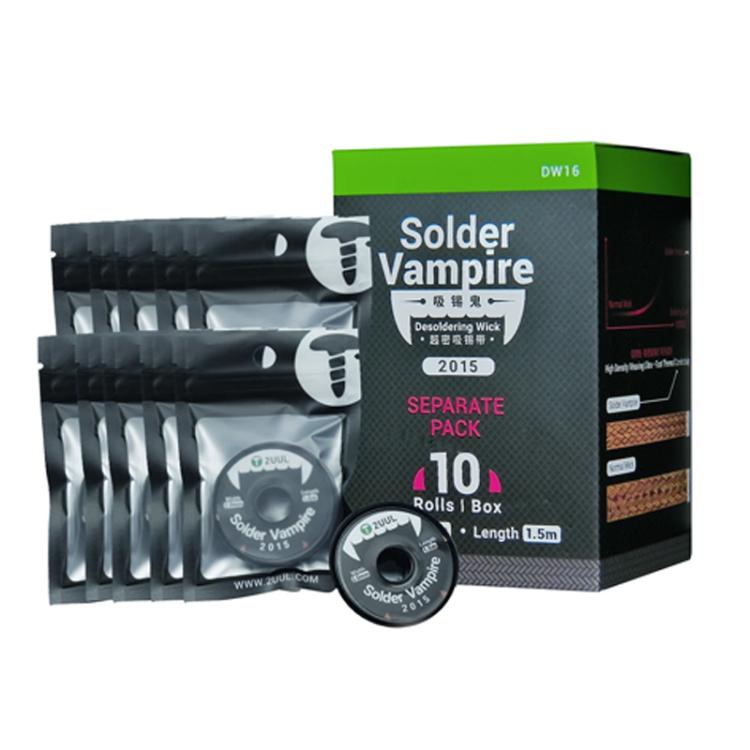 2UUL DW16 10 in 1 Solder Vampire 2015 Ultra Density Desoldering Wick
