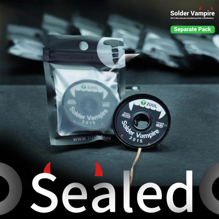 2UUL DW16 10 in 1 Solder Vampire 2015 Ultra Density Desoldering Wick