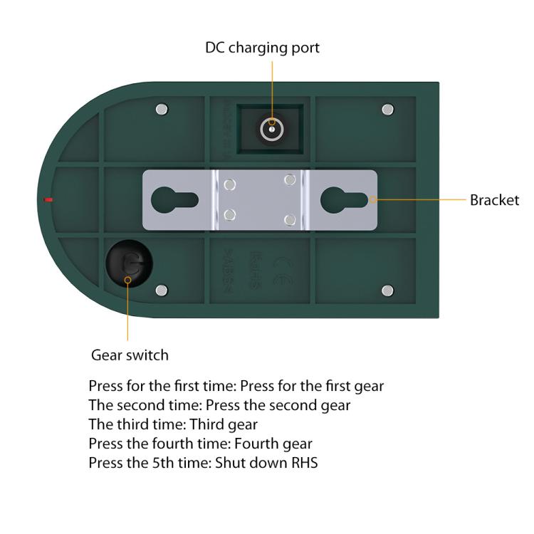 N911B Solar Infrared Sensor Alarm with Sound and Light