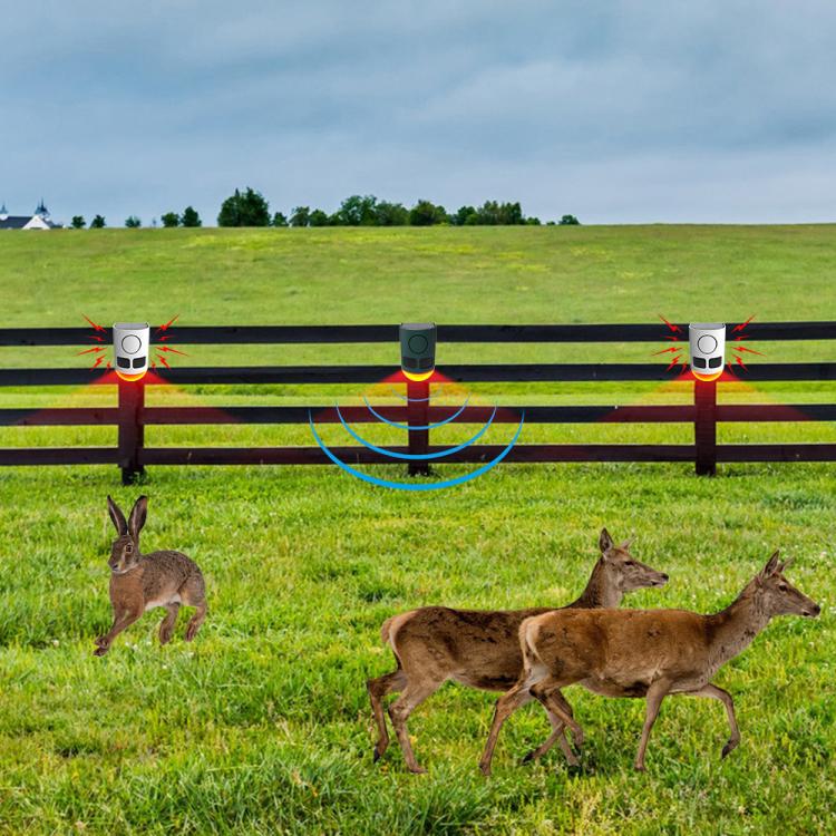 N911B Solar Infrared Sensor Alarm with Sound and Light