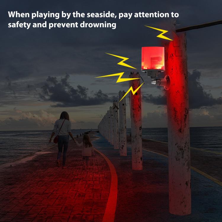 N911L Outdoor Infrared Timed Sound and Light Solar Alarm Animal Repeller