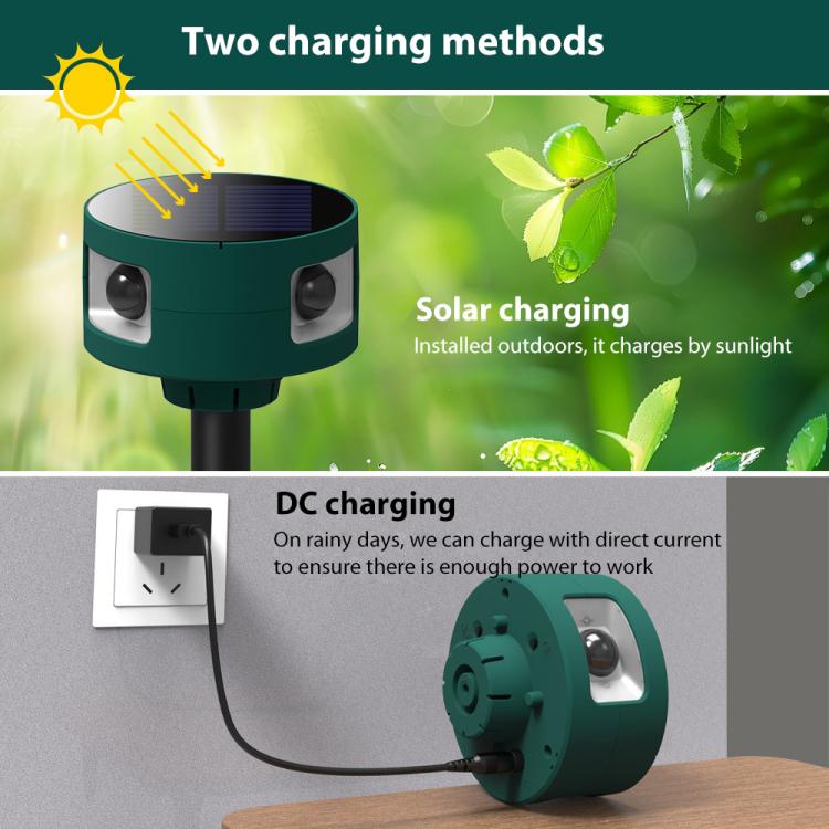 N911S Outdoor Solar Ultrasonic Animal Repellent