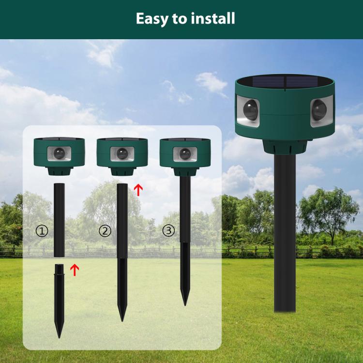 N911S Outdoor Solar Ultrasonic Animal Repellent