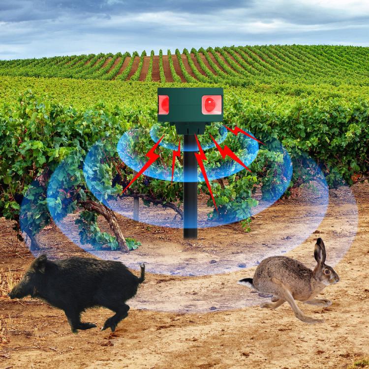 N911S Outdoor Solar Ultrasonic Animal Repellent