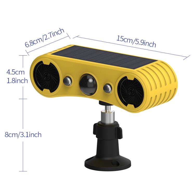 N911W Solar High Frequency Ultrasonic Animal Repellent