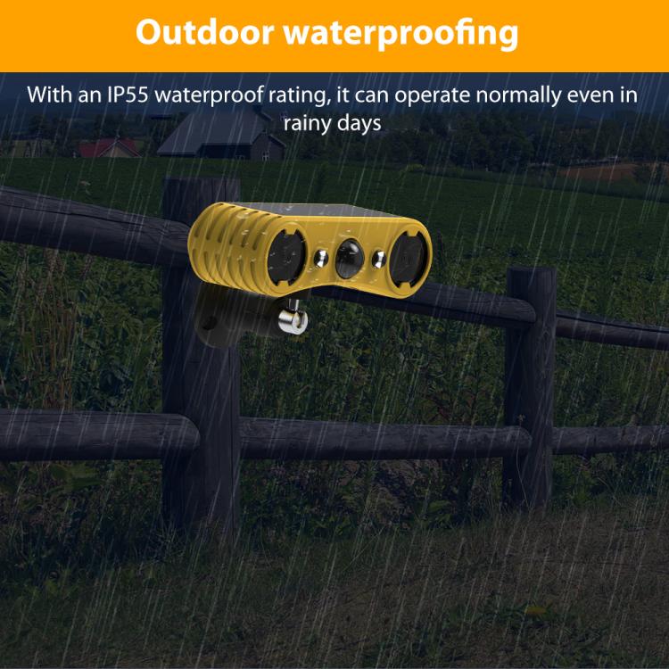 N911W Solar High Frequency Ultrasonic Animal Repellent