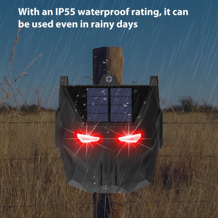 N911X Solar LED Red Flashing Animal Repellent