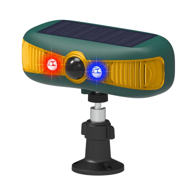 N911Y Outdoor Sound and Light Alarm Solar Powered High Frequency Ultrasonic Animal Repellent