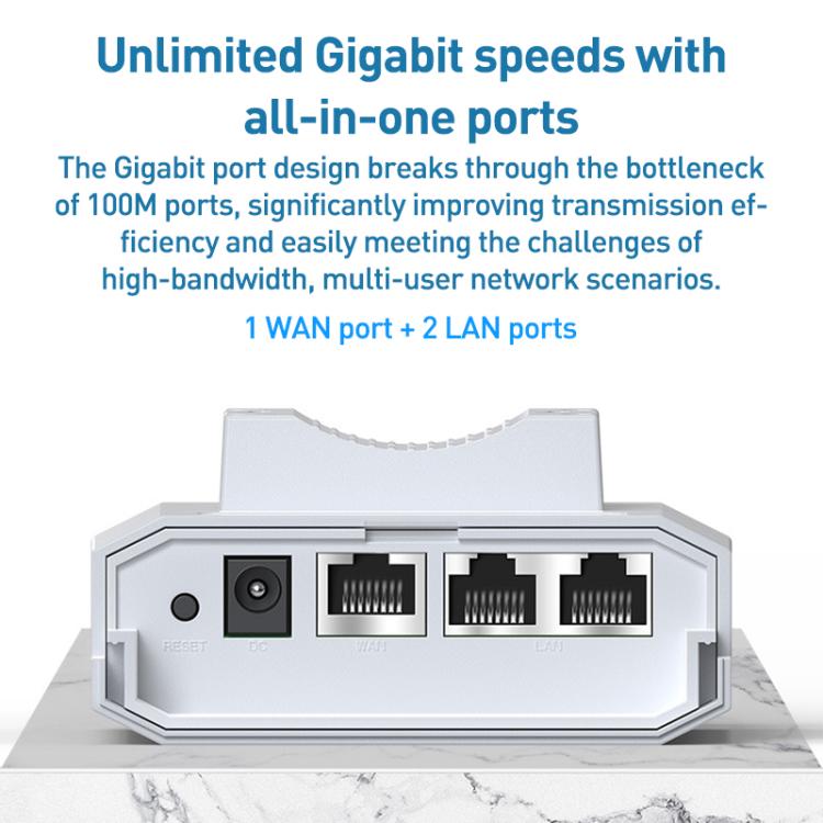 COMFAST CF-EW87 3600Mbps Dual-Band WiFi7 Outdoor Wireless AP