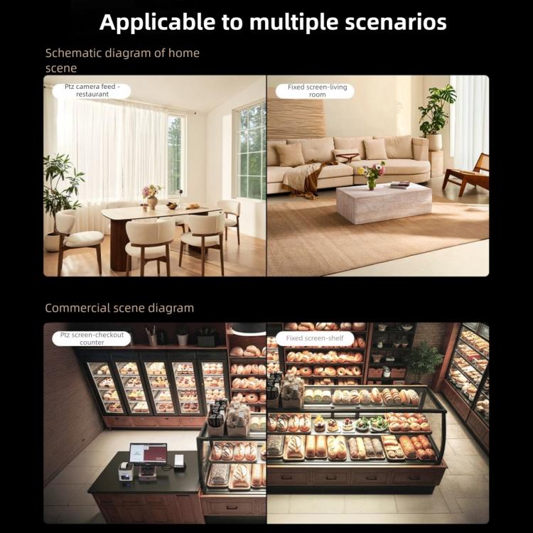 Original Xiaomi Mijia Smart Camera 4 Dual Lens PTZ 360 Degree AI Detection 5MP WiFi 6 Home Security Mi Home APP Camera