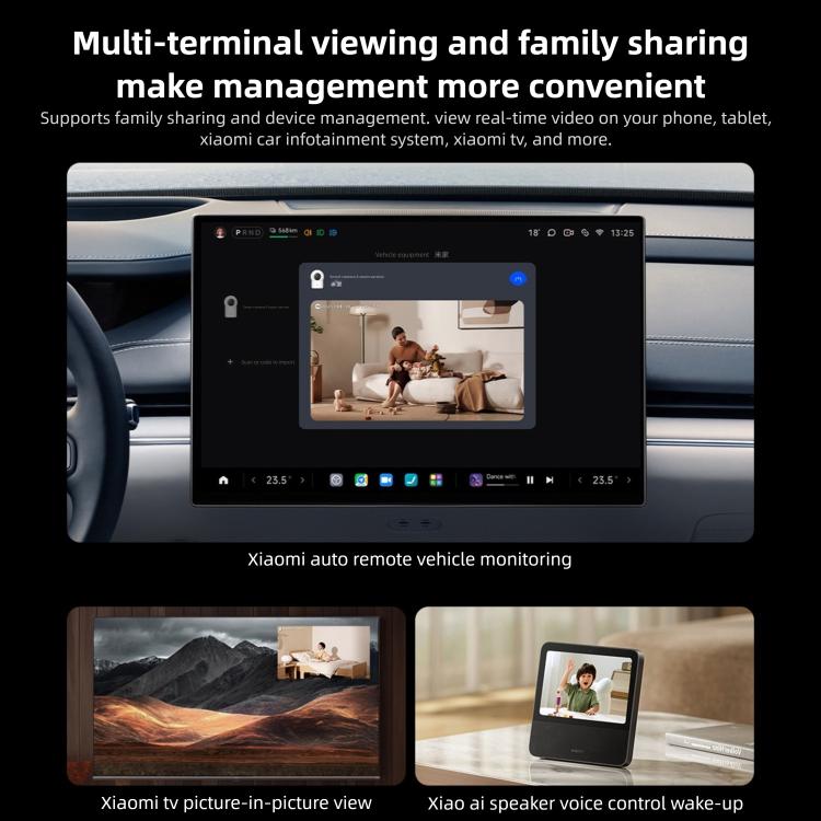 Original Xiaomi Mijia Smart Camera 4 9X Zoom Edition Baby Pet AI Facial Recognition Gesture Call Two-way Voice Camera For Mi Home APP