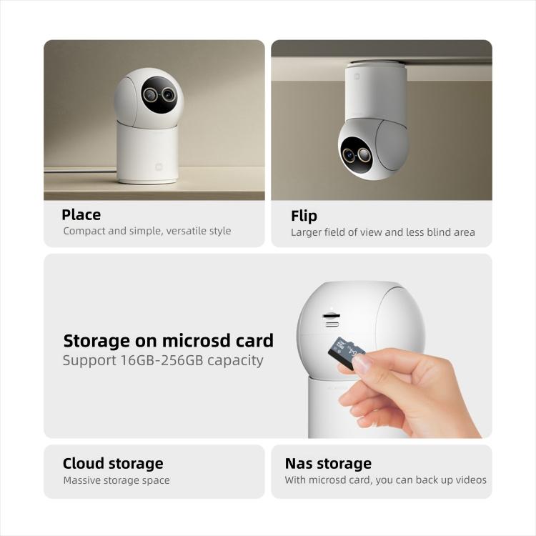 Original Xiaomi Mijia Smart Camera 4 9X Zoom Edition Baby Pet AI Facial Recognition Gesture Call Two-way Voice Camera For Mi Home APP