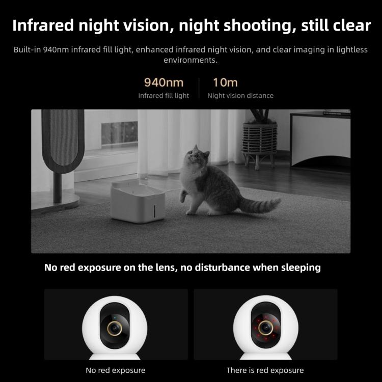 Original Xiaomi Smart Camera 4 4K Dual-band Wi-Fi 6 8MP HDR AI Tracking Night Vision Two-Way Audio Home Security Baby Monitor Pet Camera