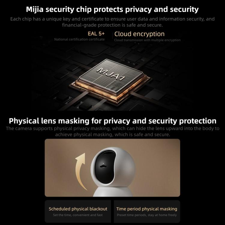 Original Xiaomi Smart Camera 4C 3.5K AI Detection 6MP Full Color Night Vision WiFi 6 Home Security Camera