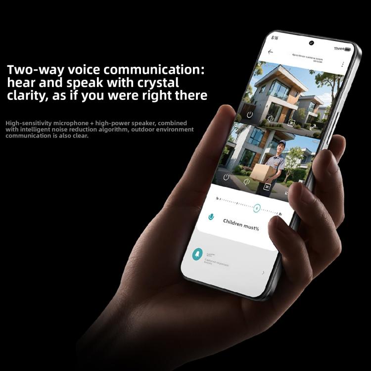 Original Xiaomi Outdoor Camera 4 Pro 3 Lens 9X Zoom 5MP Full Color Night Vision Sound Light Warning Security Camera