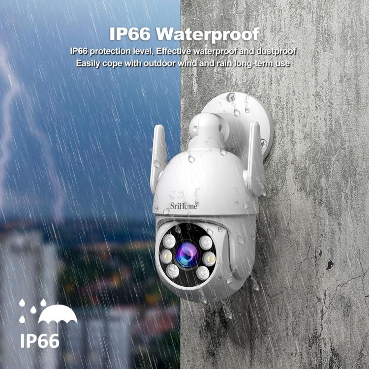 SriHome NVS009-IPC037 5MP 4-CH NVR WiFi IP Camera Kit