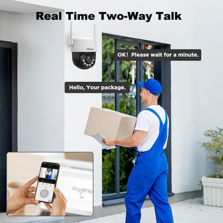 Srihome SH072 8MP Outdoor AI Auto-Tracking Wireless WiFi Security Camera