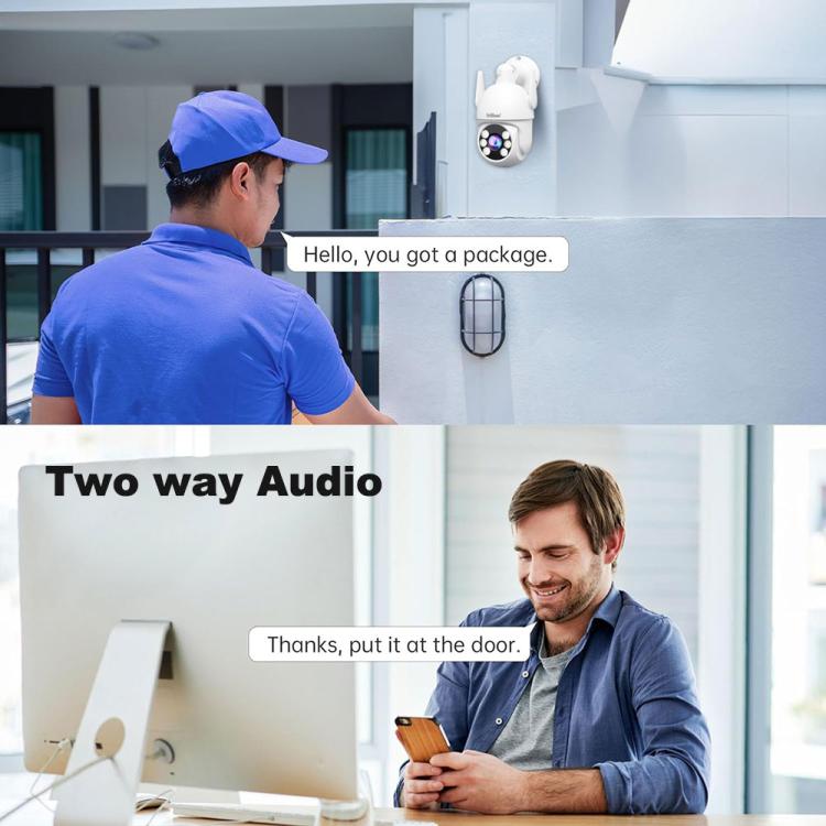 SriHome NVS009-IPC059 5MP 4-CH NVR WiFi IP Camera Kit