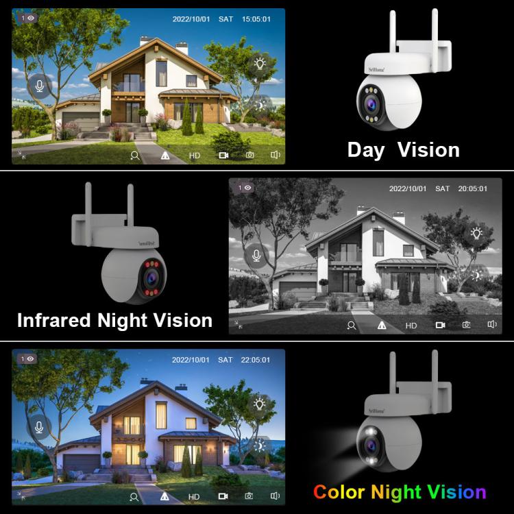 Srihome SH051 4MP 5X Optical Zoom PTZ HD Camera