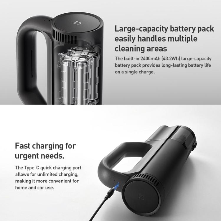 Original Xiaomi Mijia 21000Pa Car Handheld Vacuum Cleaner