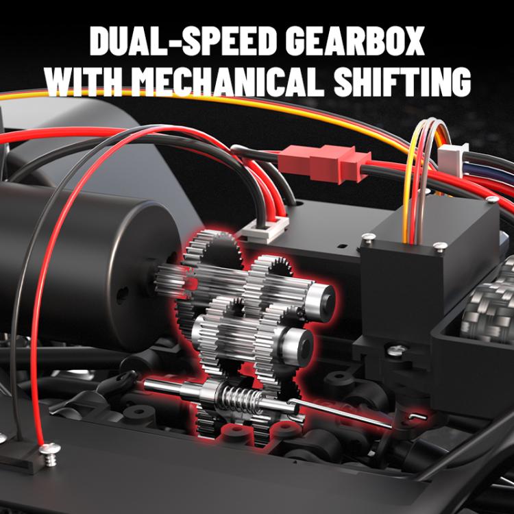 JJR/C C8801 Pro Black Warrior Edition Wrangler Simulation Climbing Remote Control Car