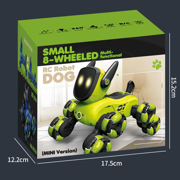 JJR/C Q200 Small Eight-wheeled Multi-function Remote Control Robot Dog with RC Watch