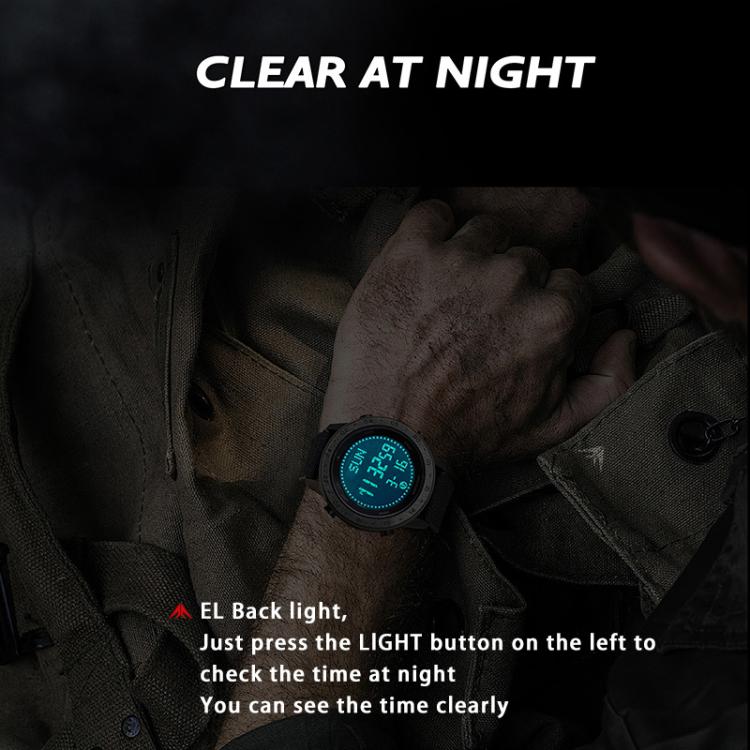 NORTH EDGE TANK 3 Outdoor Waterproof Men Sports Watch Support Pedometer and Compass