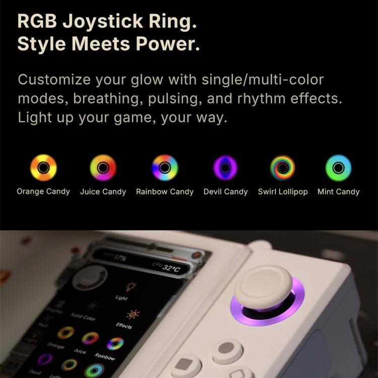 ONE-NETBOOK Sugar 1 Dual Screen Handheld Game Console, Android 14 Snapdragon G3 Gen3