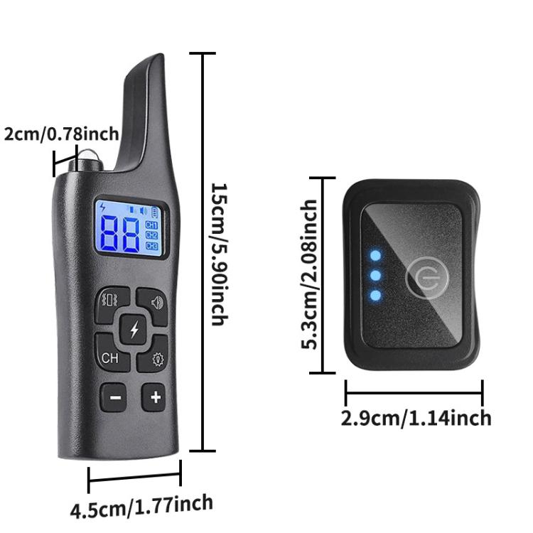 Remote Control Electric Shock Vibration Warning Pet Barking Stopper Waterproof Electronic Collar