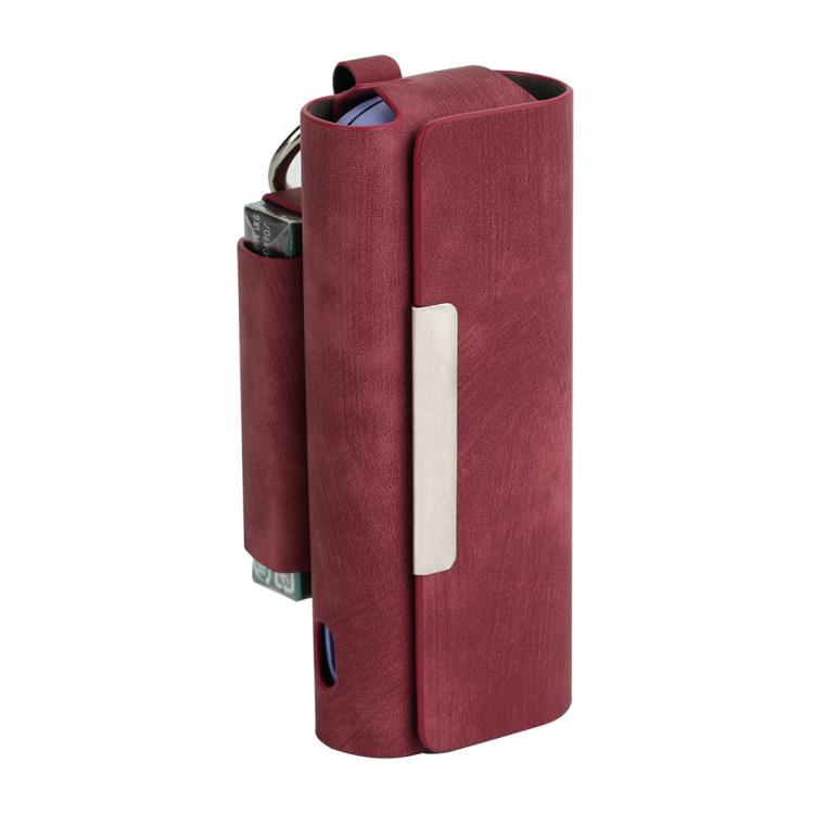 Frosted Retro Pattern Electronic Cigarette and Cigarette Storage Bag with Hook