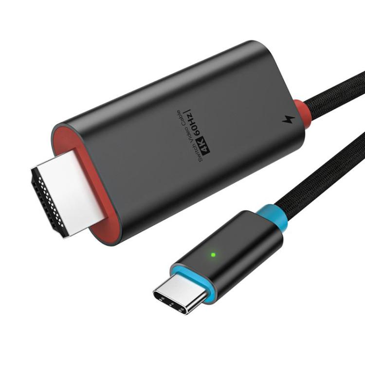 SJX03 4K 60Hz Type-C to HDMI HD Projection Cable, Length: 2m