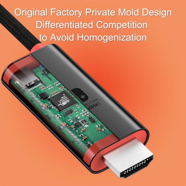 SJX03 4K 60Hz Type-C to HDMI HD Projection Cable, Length: 2m