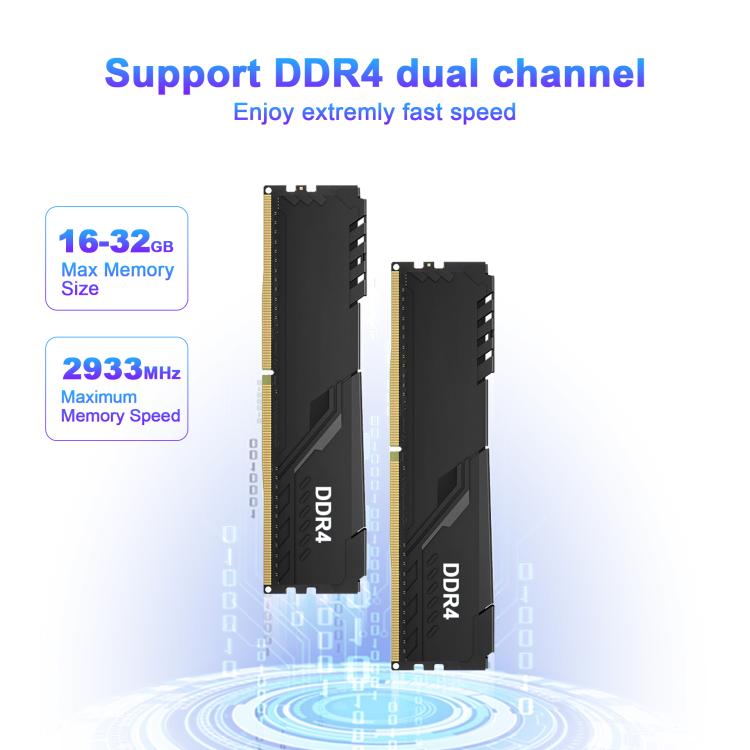 GXMO GX59 Windows 11 Mini PC, 16GB+512GB, Intel 12th Gen Celeron N5095 Quad-Core Processor