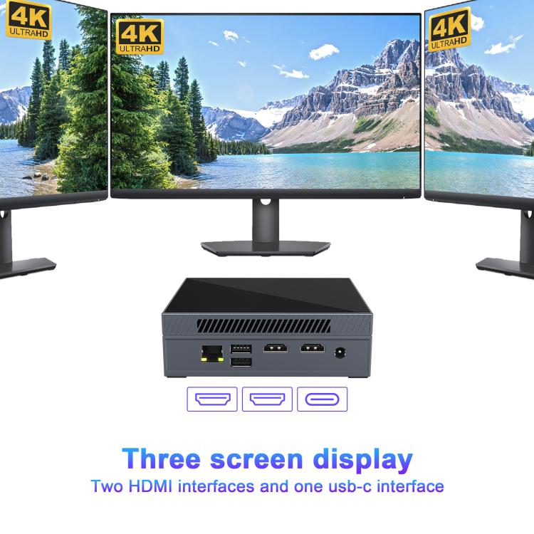 GXMO GX59 Windows 11 Mini PC, 16GB+512GB, Intel 12th Gen Celeron N5095 Quad-Core Processor