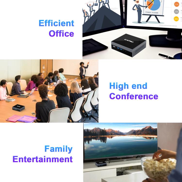 GXMO GX59 Windows 11 Mini PC, 16GB+512GB, Intel 12th Gen Celeron N5095 Quad-Core Processor