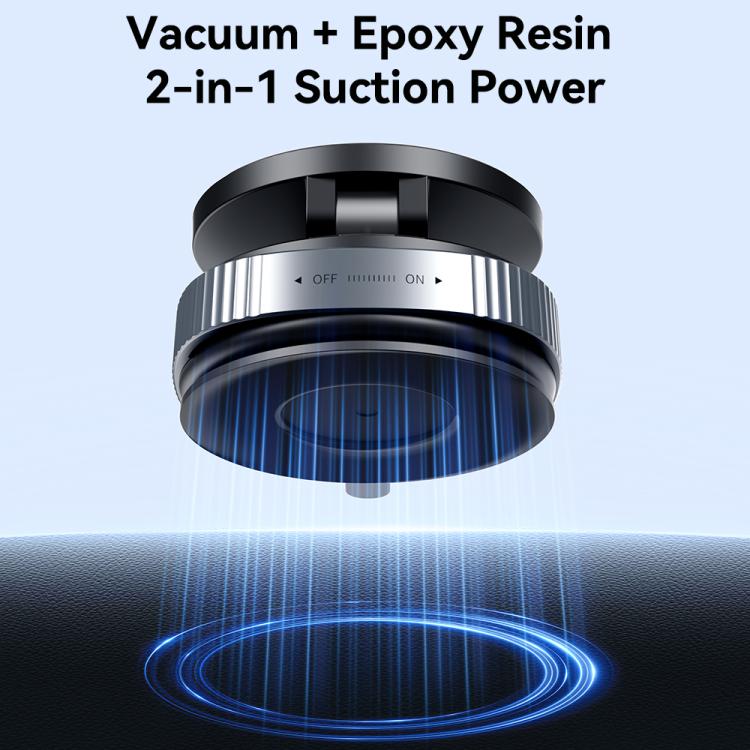 ROCK QS6 Upgraded Vacuum Suction Cup Magnetic Phone Car Holder