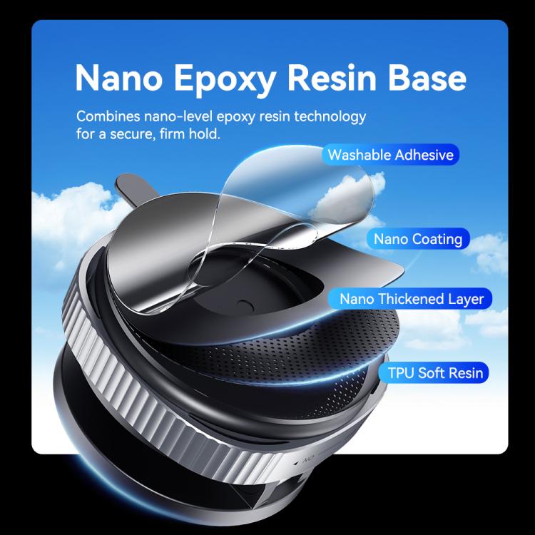 ROCK QS6 Upgraded Vacuum Suction Cup Magnetic Phone Car Holder