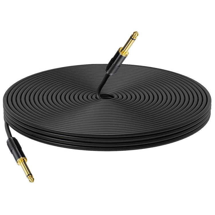 Mono Male to Male 6.35mm Mixer Audio Cable