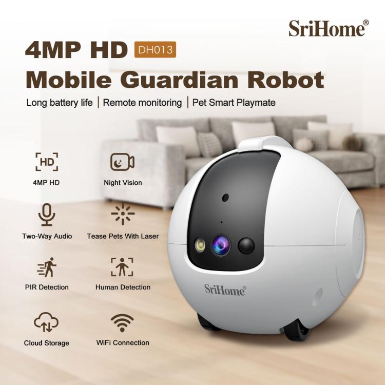 SriHome DH013 4MP Smart Pet Robot Camera
