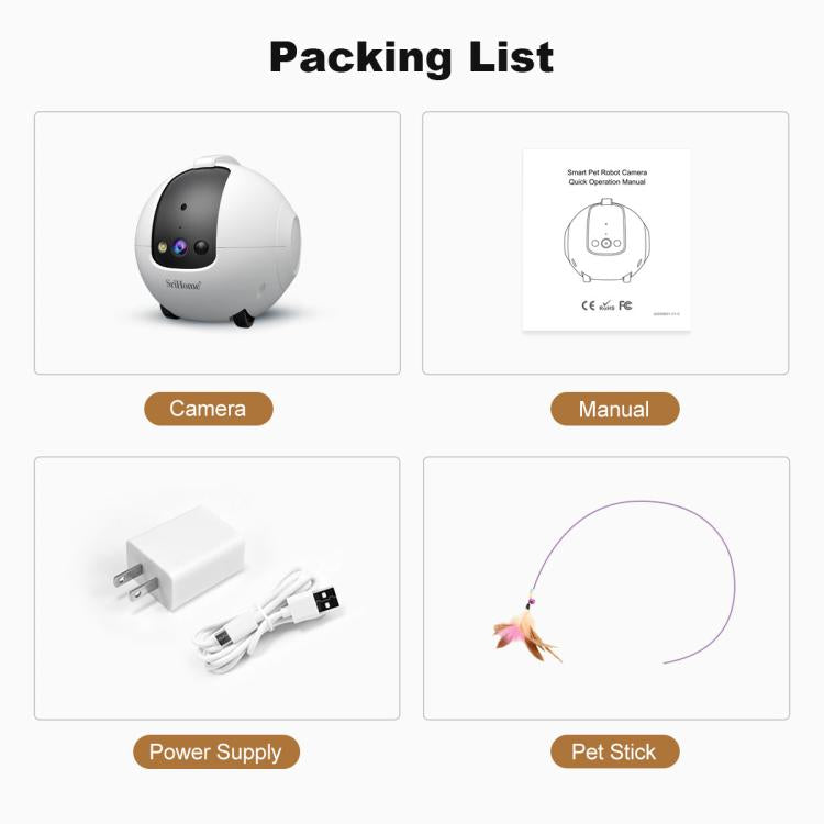 SriHome DH013 4MP Smart Pet Robot Camera